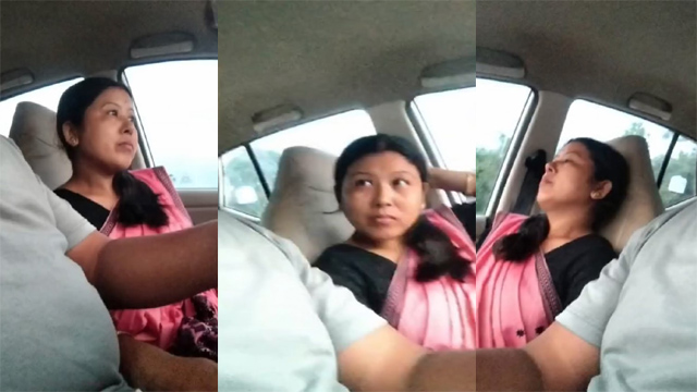 Under the Car Desi Bhabhi Sucking Cock of Driver