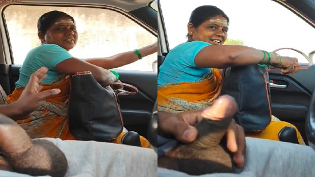 Desi Mallu Aunty Ko Lift K Bahane Se Lund Dikhaya