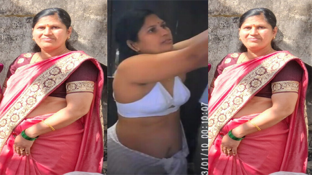 Mallu Aunty Dusky Boobs Show & Chudai Link