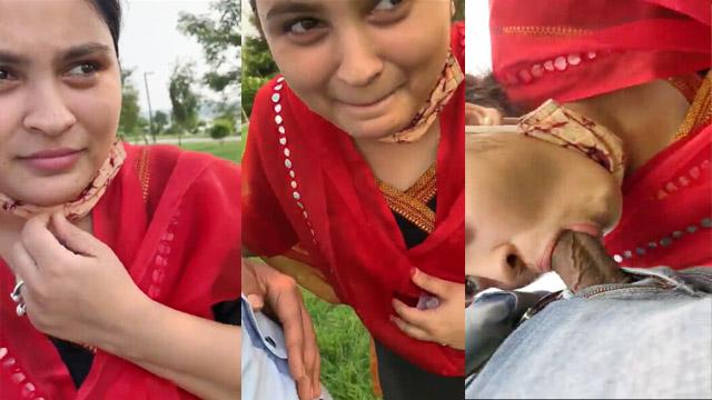 Sexy Telugu Desi Girl Outdoor Village Deep Blowjob